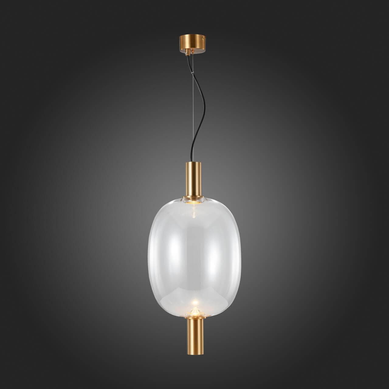 ST Luce SL1582.313.01 Светильник подвесной Бронзовый/Прозрачный LED 1*7W 2700K — миниатюра 3