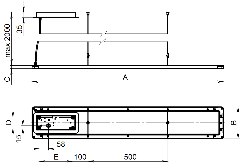 СТ OBLAKO/P LGP (1200x200) OPL 830 BL up/down — миниатюра 2