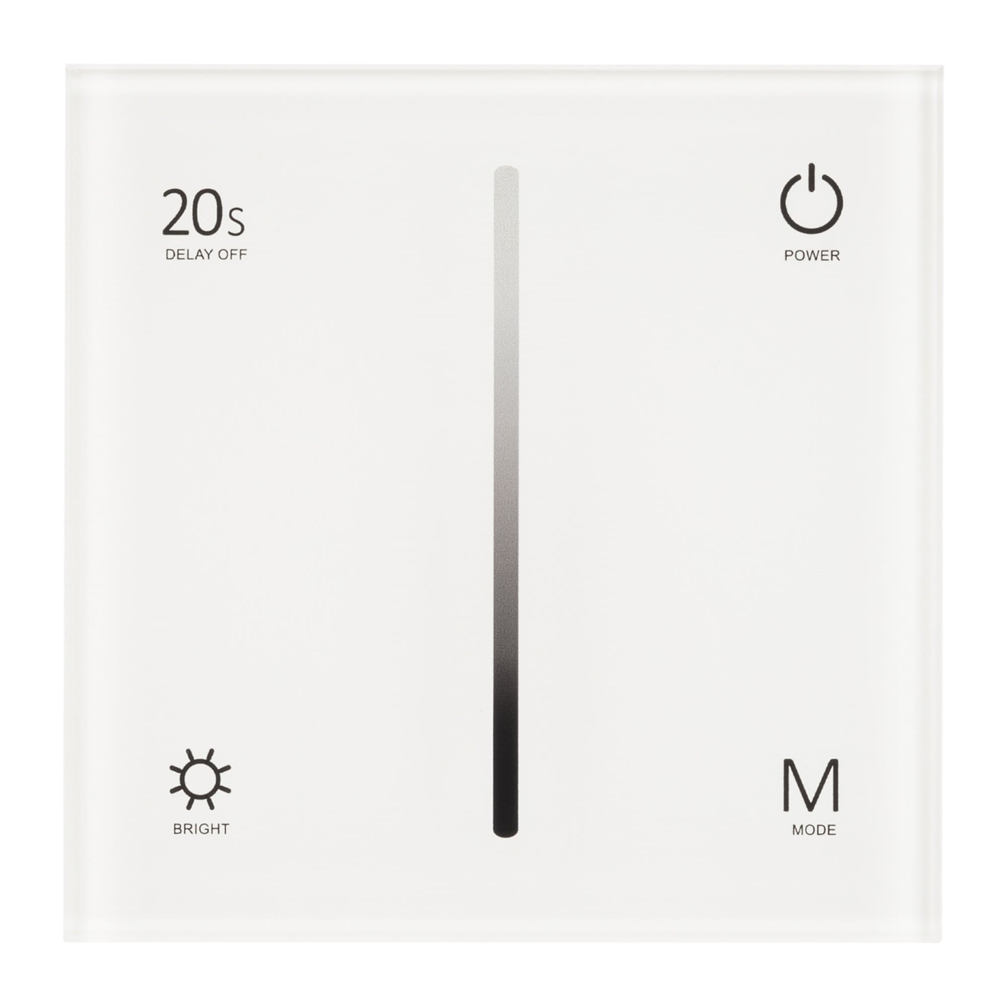 Arlight Панель SMART-P6-DIM-G-IN White (12-24V, 4x3A, Sens, 2.4G) (IP20 Пластик, 5 лет) 034781 — миниатюра 2