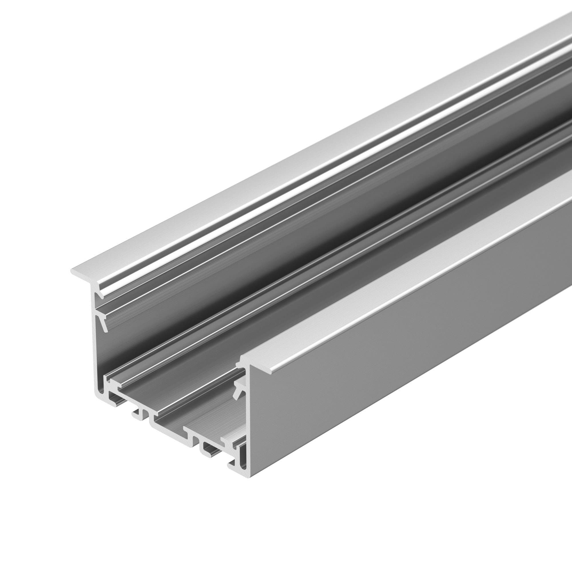 Arlight Профиль S2-LINIA69-F-2500 SEAMLESS ANOD (Алюминий) 029470 — миниатюра 2