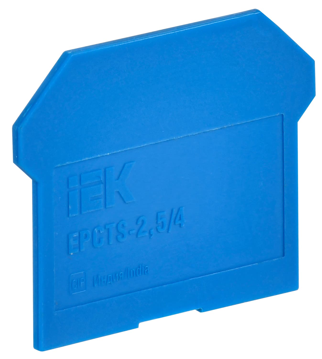 IEK Заглушка для CTS 2,5/4мм2 синяя