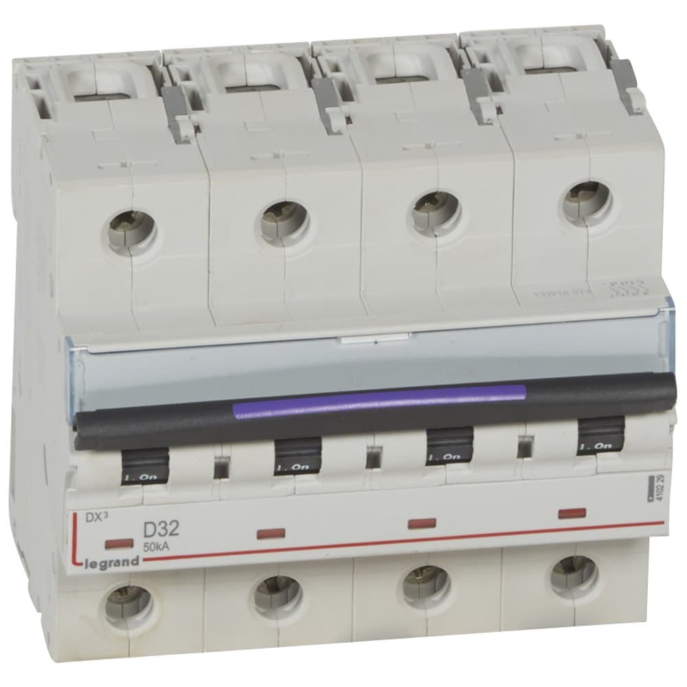 Legrand DX3 Автоматический выключатель 50кА 32А 4P D 410229