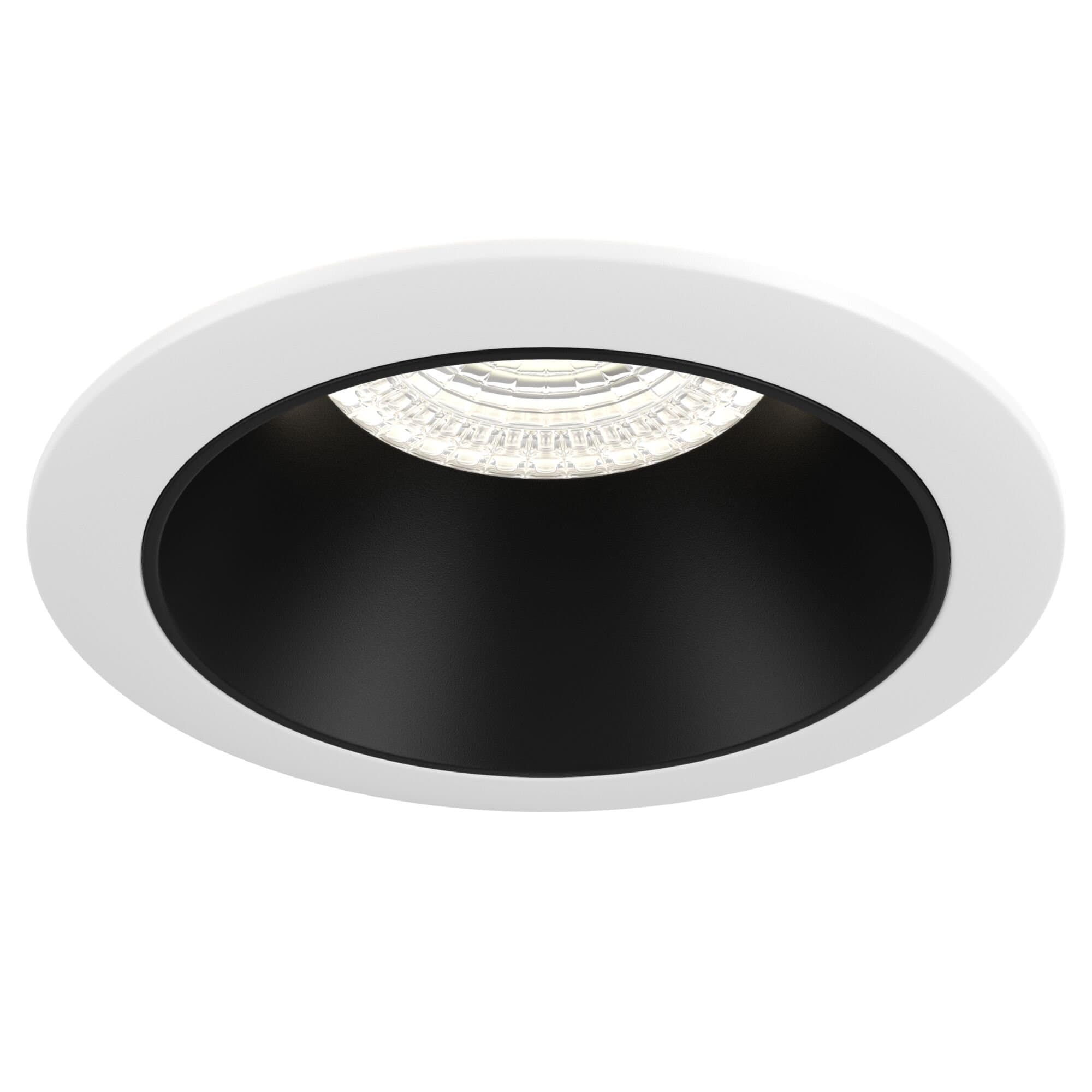 Maytoni Downlight Черно-белый Светильник встраиваемый (Набор) ( DL051-01W+DLA051-03B) DL051-1WB — миниатюра 2