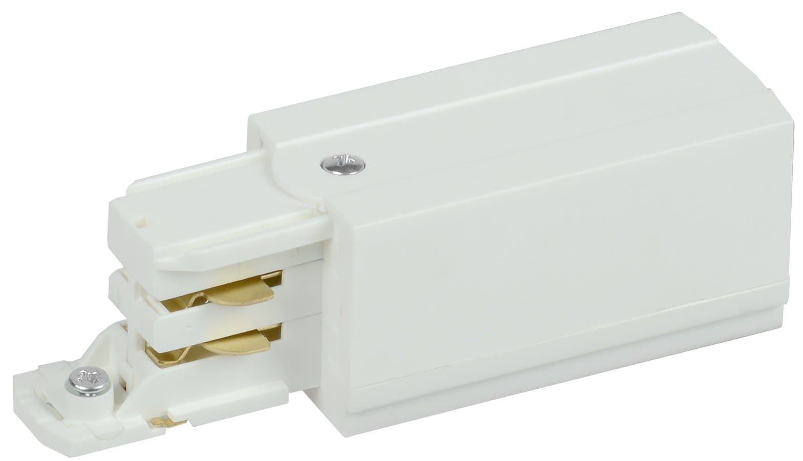 IEK LIGHTING PRO Кабельный ввод левый для трехфазного шинопровода белый LPK0D-KVL-3-K01