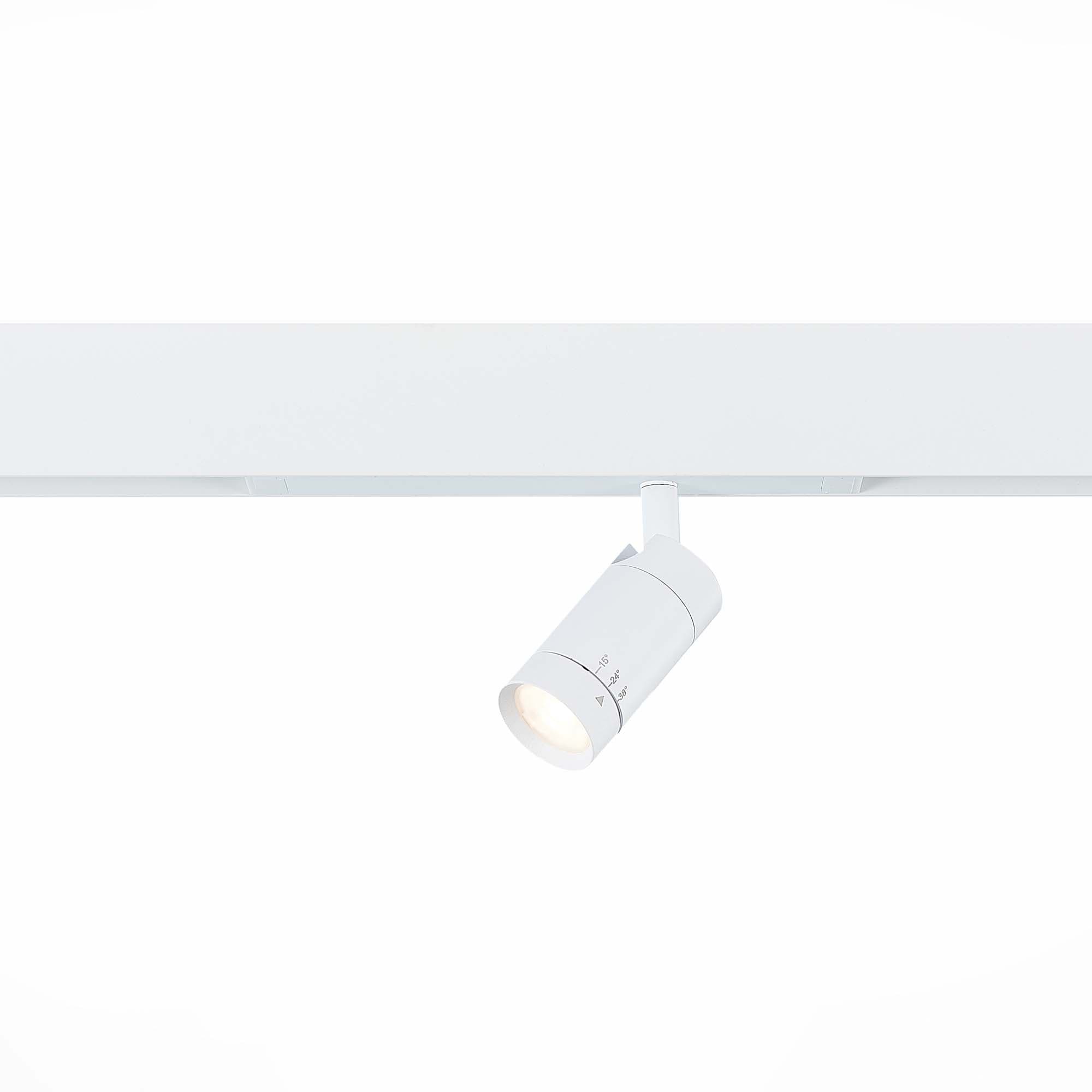 ST LUCE ST658.596.07 Светильник трековый Белый LED 1*7W 2700K-6000K 400Lm Ra>90 15-38 IP20 D40xH90 220V