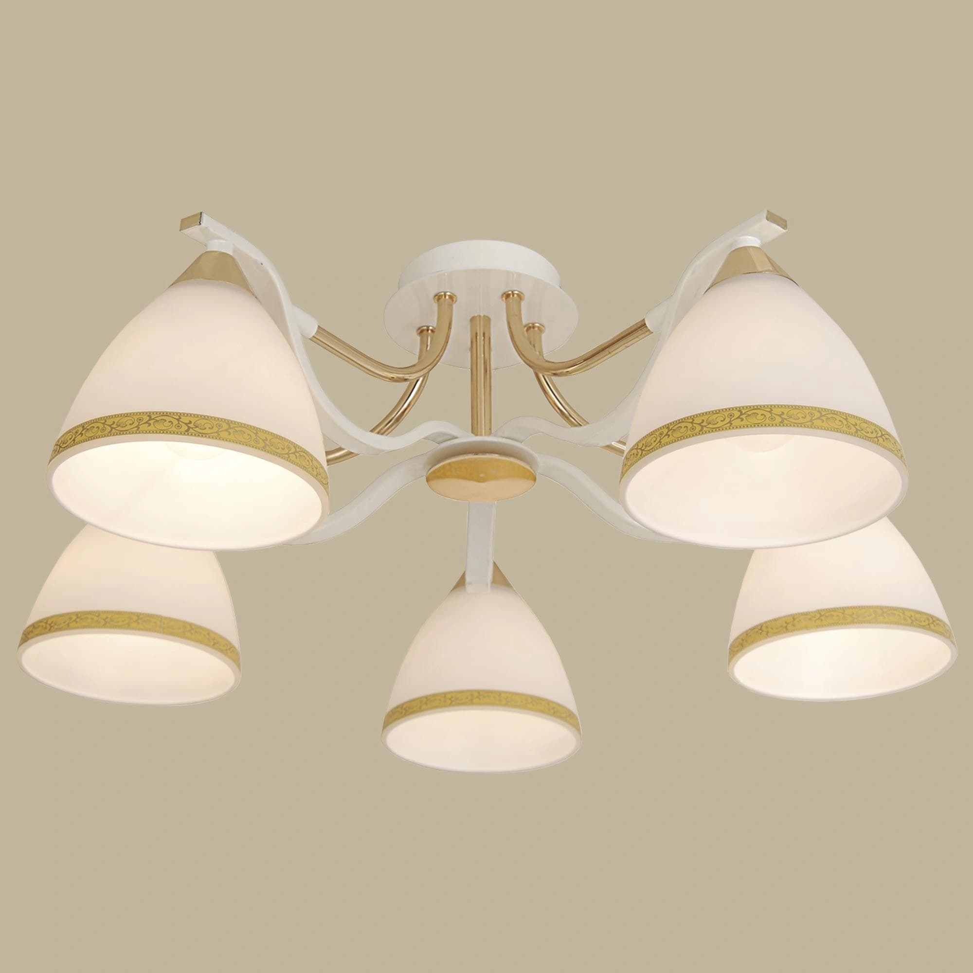 Citilux CL144152 Симона Бел.+Золото Свет-к Люстра — миниатюра 2