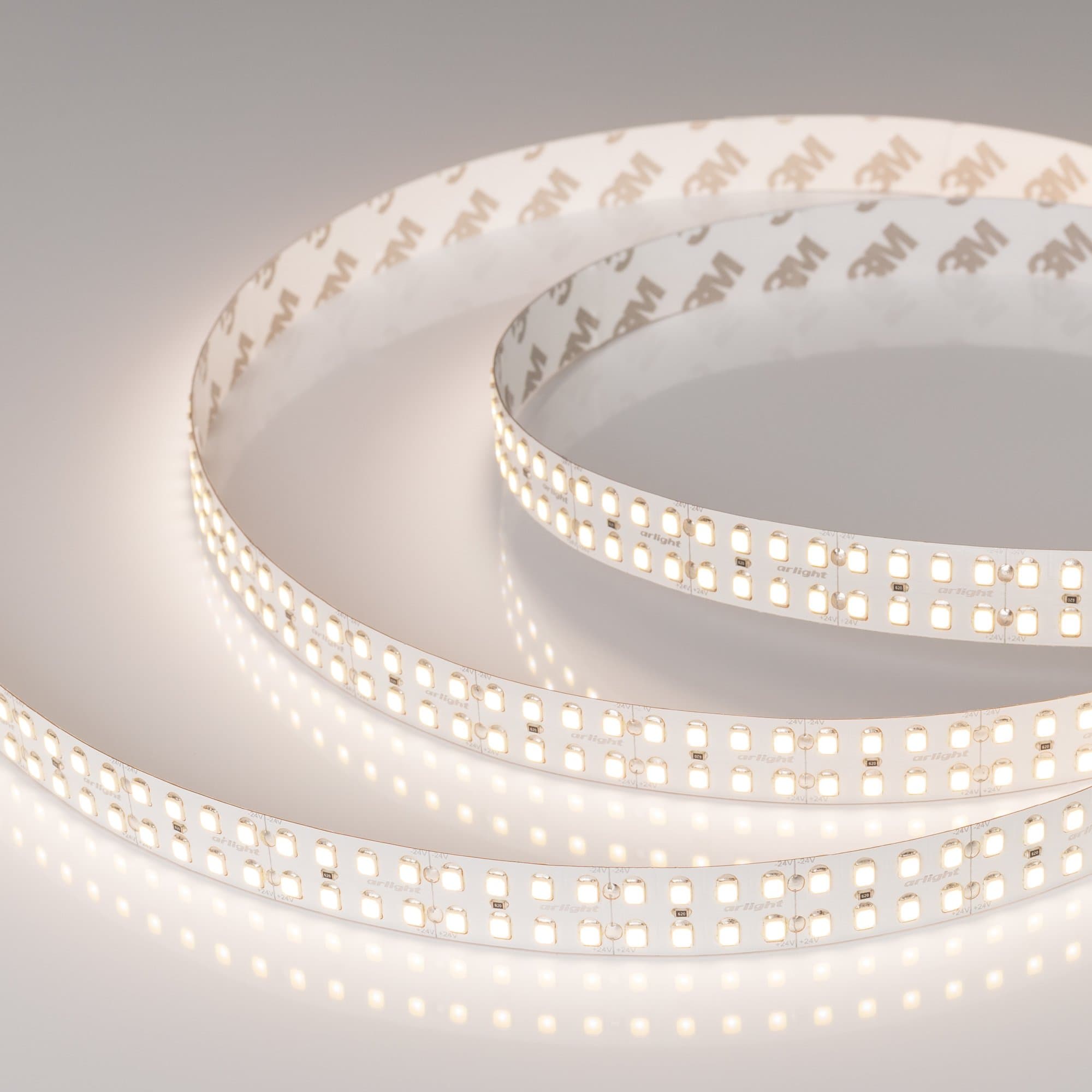 Arlight Светодиодная лента RT-A320-15mm 24V Day4000 CRI98 (24 W/m, IP20, 2835, 5m) (высок.эфф.150 лм/Вт) 032612(2) — миниатюра 2