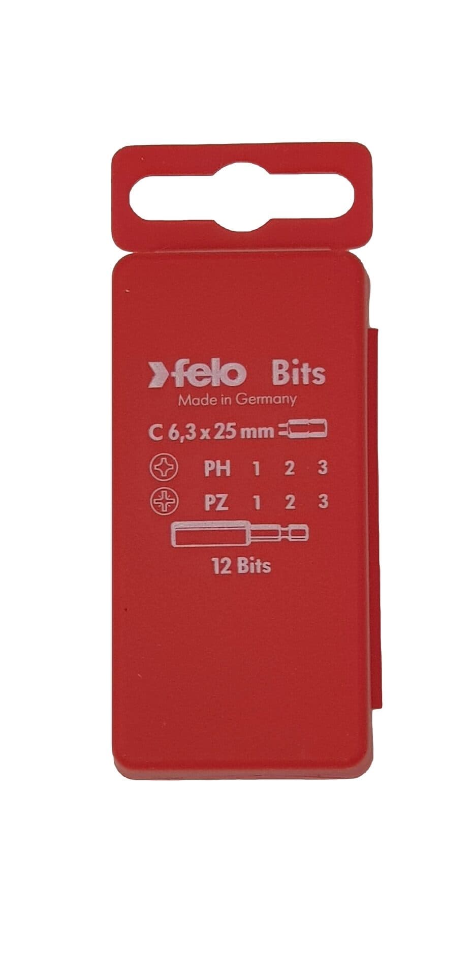 Felo Набор бит PH/PZ Industrial с держателем бит в кейсе, 13 шт 02291016 — миниатюра 3