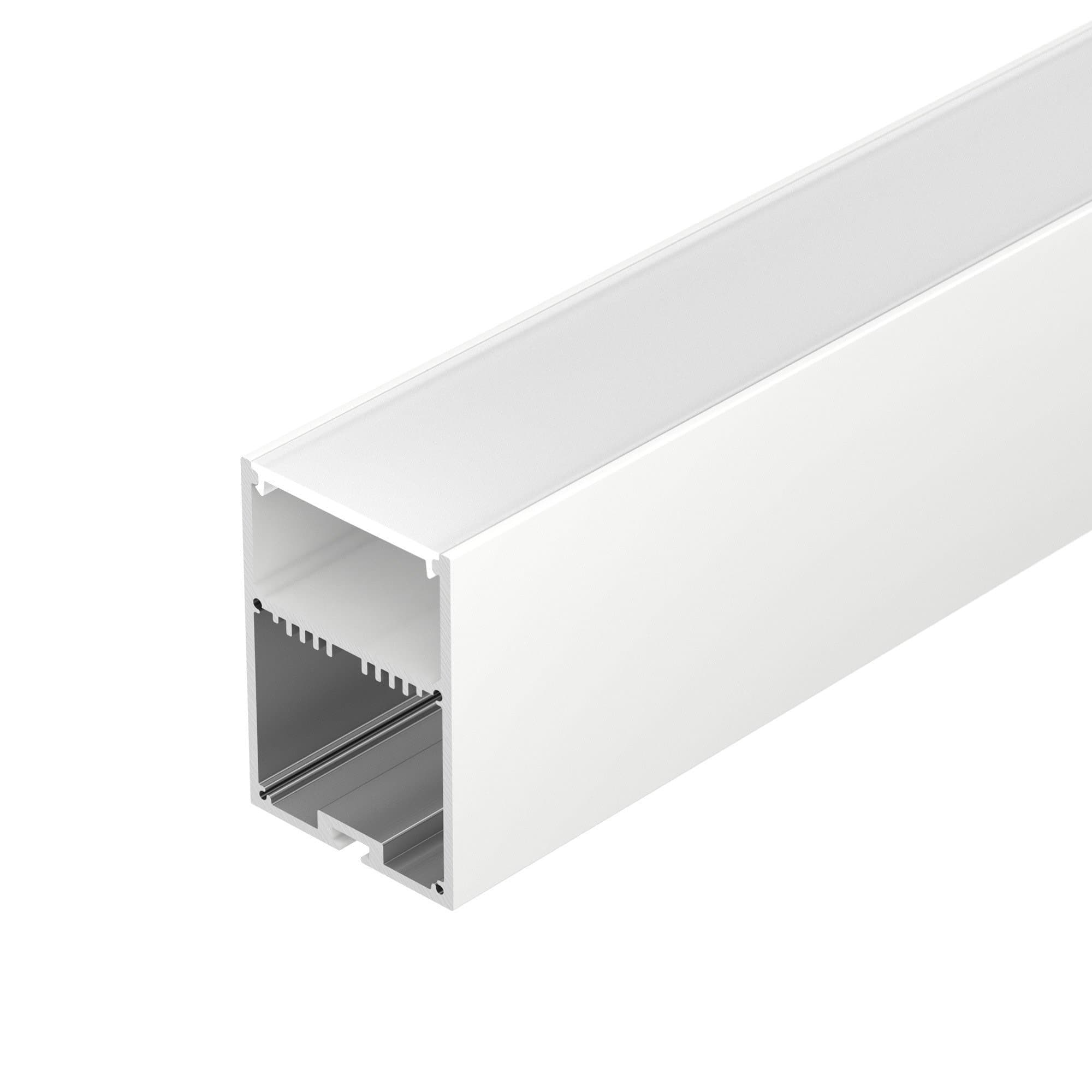 Arlight Профиль с экраном SL-LINE-4970-2500 WHITE+OPAL (Алюминий) 036305