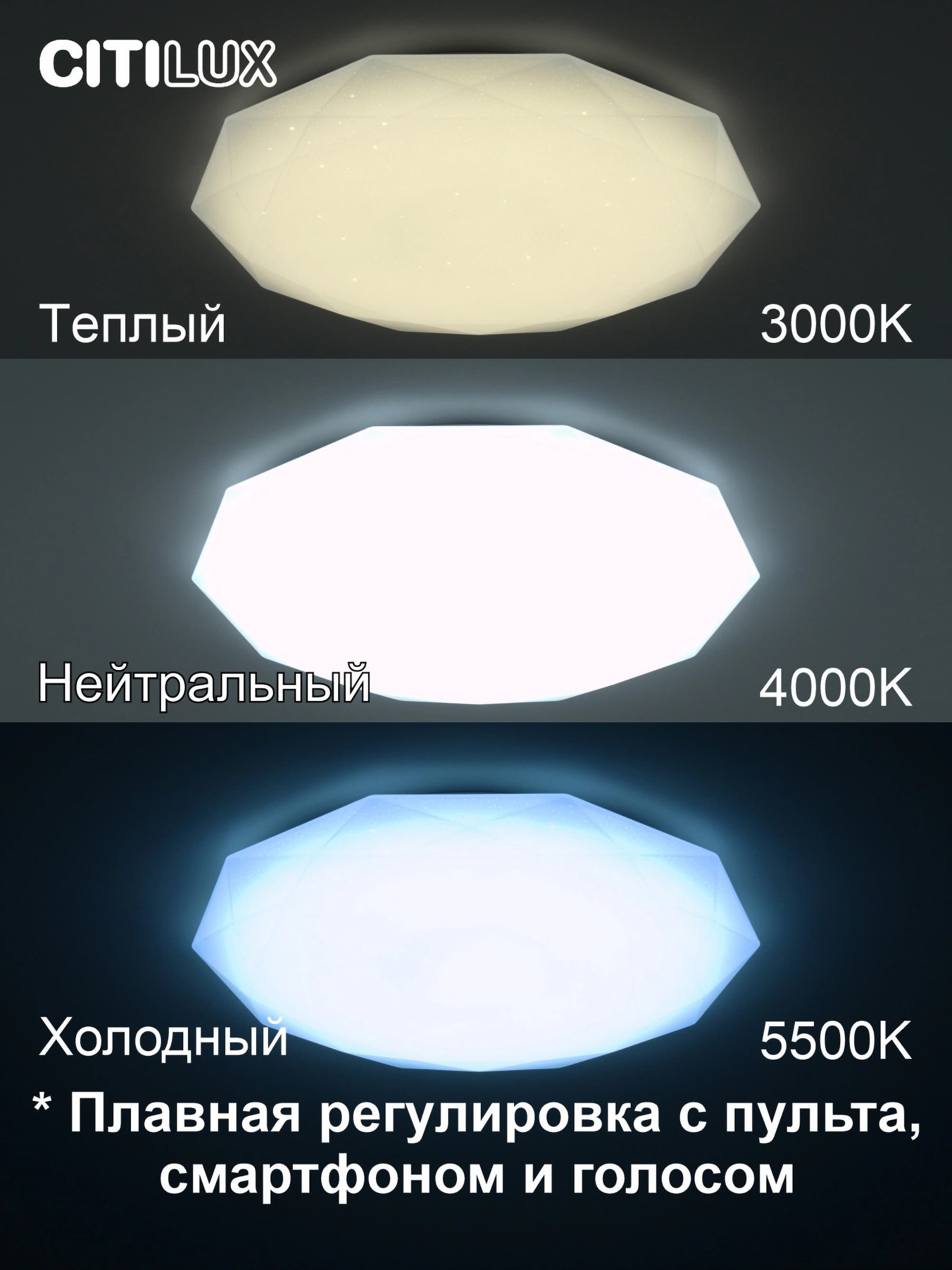 Citilux CL733900G Астрон Светильник LED с пультом — миниатюра 2