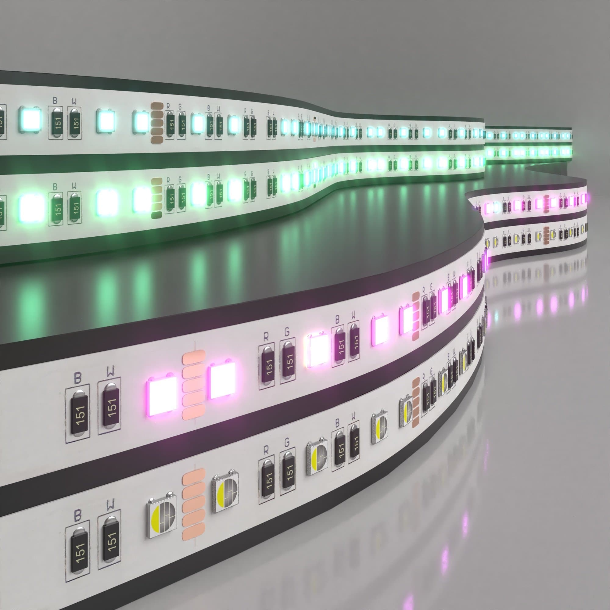 Elektrostandard 5050 24V 60Led 24W IP20 RGBW / Лента светодиодная 60Led 24W IP20 RGB 6500K холодный белый a053703
