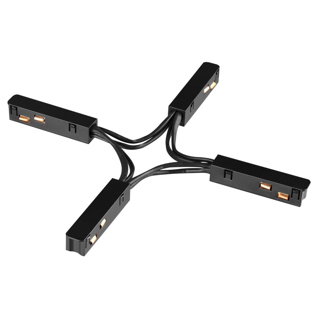 Novotech 135178 SHINO NT23 000 черный Гибкий токопроводящий соединитель для низковольтного шинопровода "X-образный" IP20 48V FLUM