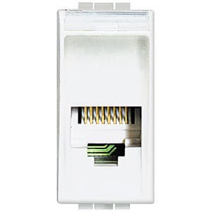 BT LL Бел Розетка ТЛФ RG 11, 1 мод N4258/11N