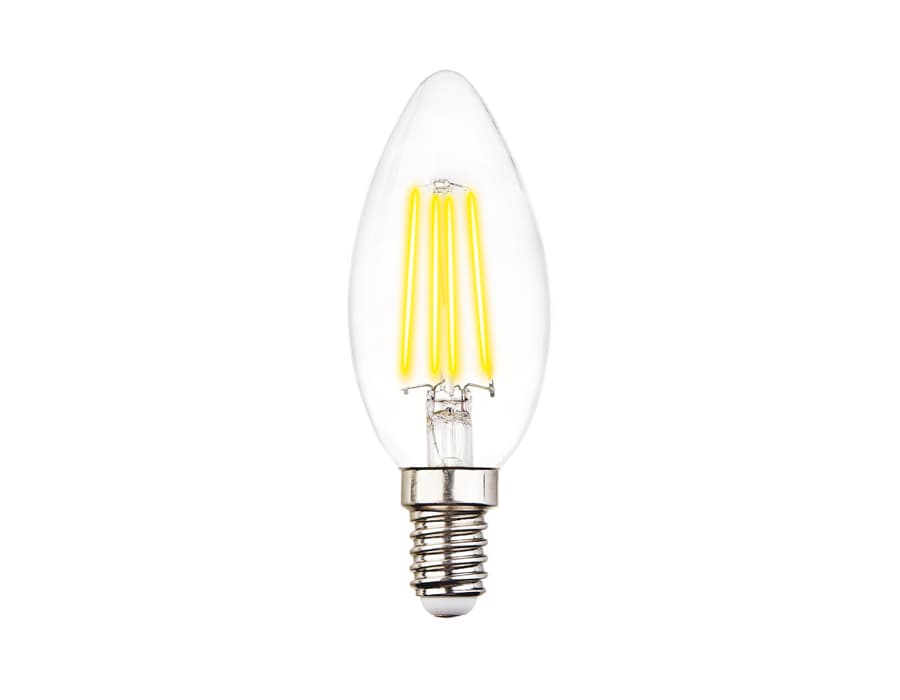 Ambrella Светодиодная лампа Filament LED C37-F 6W E14 3000K (60W) 202114