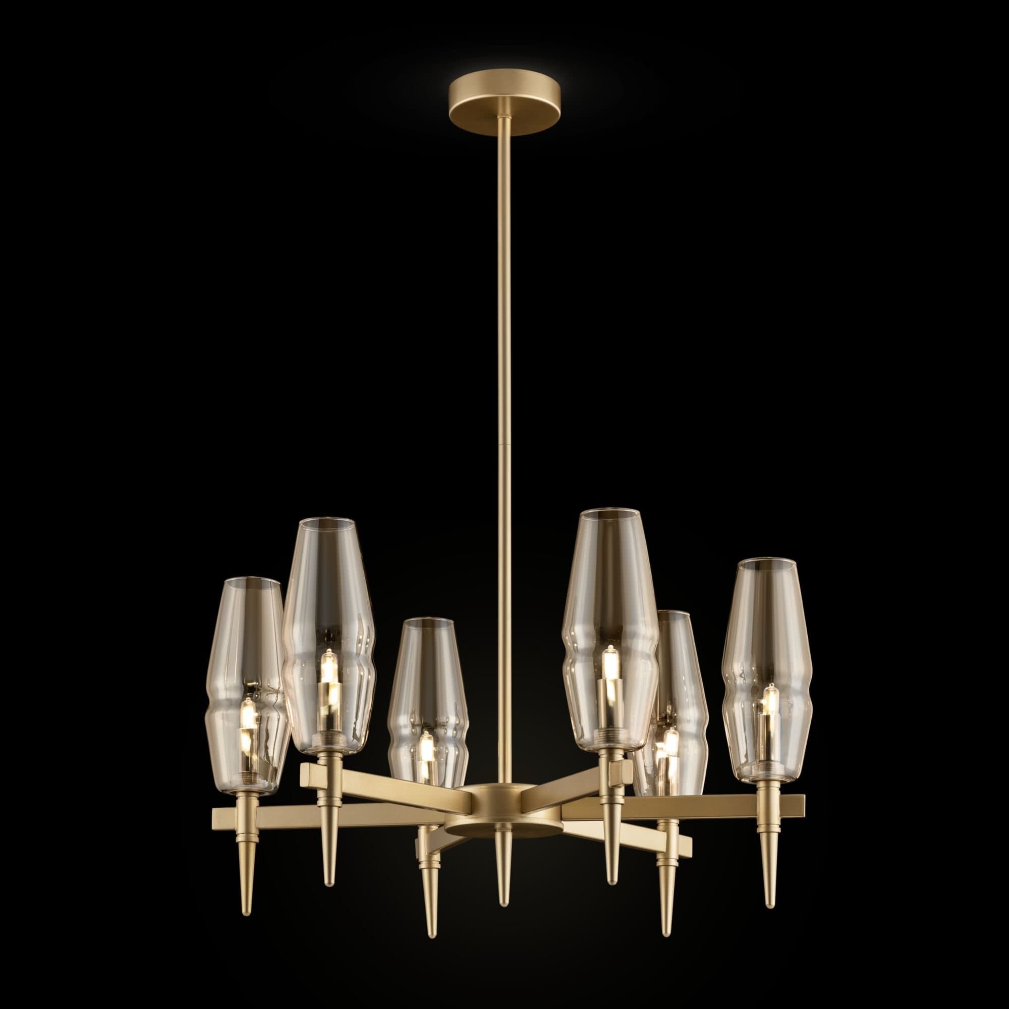 Maytoni House Lita Матовое Золото Люстра G9 28W H002PL-06G — миниатюра 4