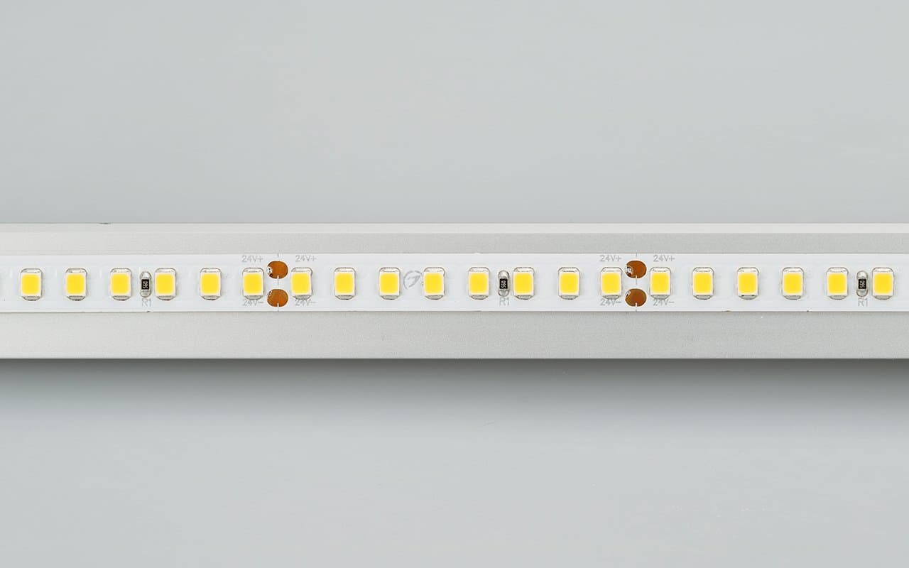 Arlight Светодиодная лента RT-A160-8mm 24V Warm3000 (12 W/m, IP20, 2835, 50m) (высок.эфф.150 лм/Вт) 024553(2) — миниатюра 5