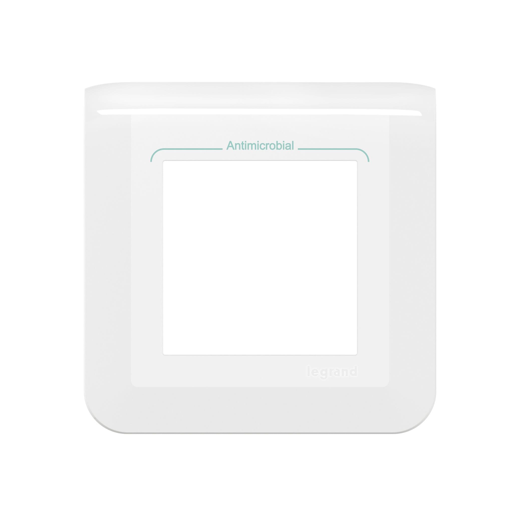 Legrand Mosaiс Рамка - Программа Mosaic - 2 модуля - антимикробная 078722L — миниатюра 3
