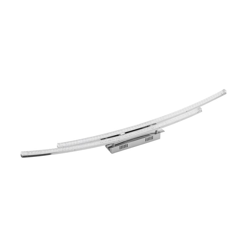 Eglo Светильник LED потолочный PERTINI, 2х10,8W(LED), L960, сталь, алюм., хром/пластик, прозрачный 96092
