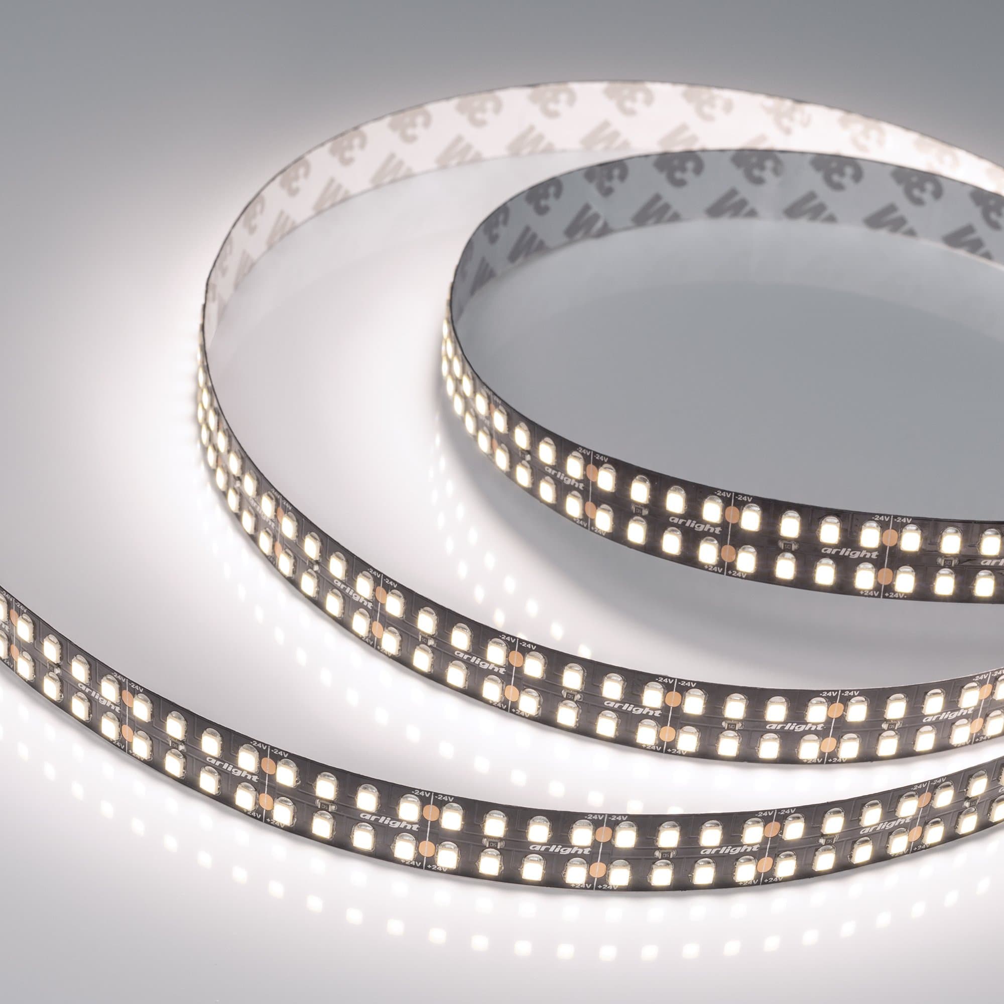 Arlight Светодиодная лента RT-5000-2835-320 24V White6000 (BLACK 15mm, 24W/m, IP20) (-) 032606 — миниатюра 2