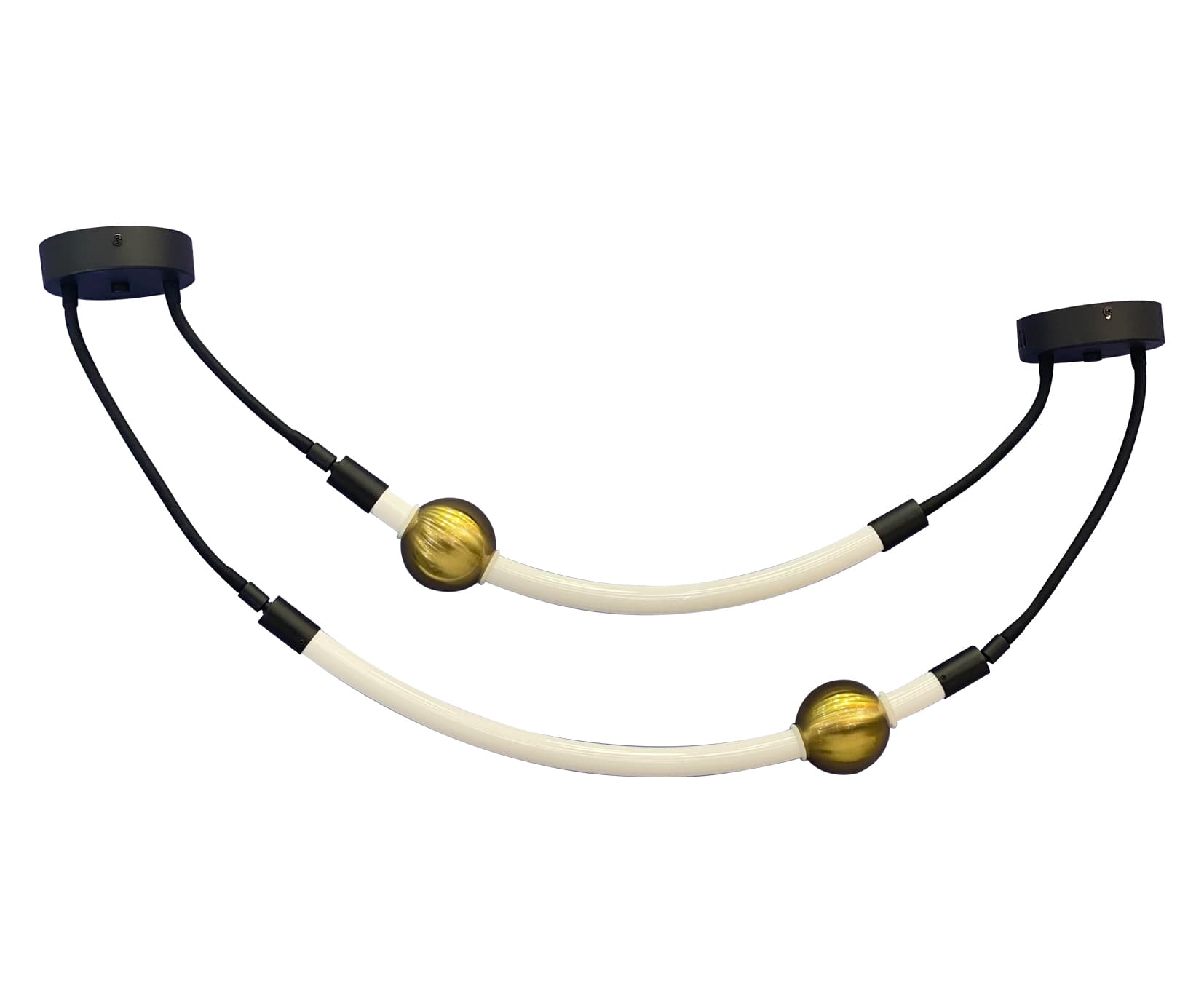 Kink Light 08032-100,19 Подвес Эльби черный L100 h38 Led 38W (4000K)