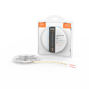 Gauss Лента Basic 12V 10W/m 700lm/m 3000K IP20 LED 3m 1/100 BT036