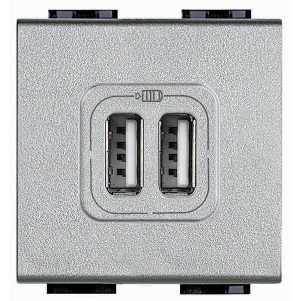 BT LL Алюминий Разъем для зарядки 2хUSB NT4285C2 — миниатюра 3