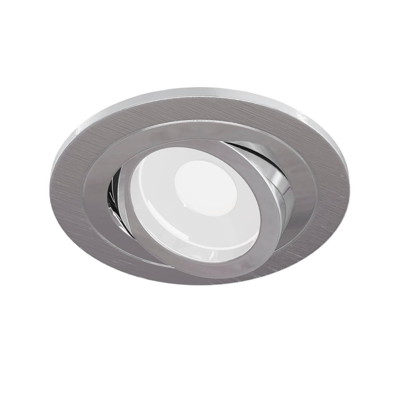 Maytoni Technical Atom Серебро Встраиваемый светильник GU10 50W DL023-2-01S