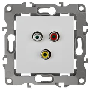 ЭРА 12-3113-01 Белый Розетка RCA, IP20, 12