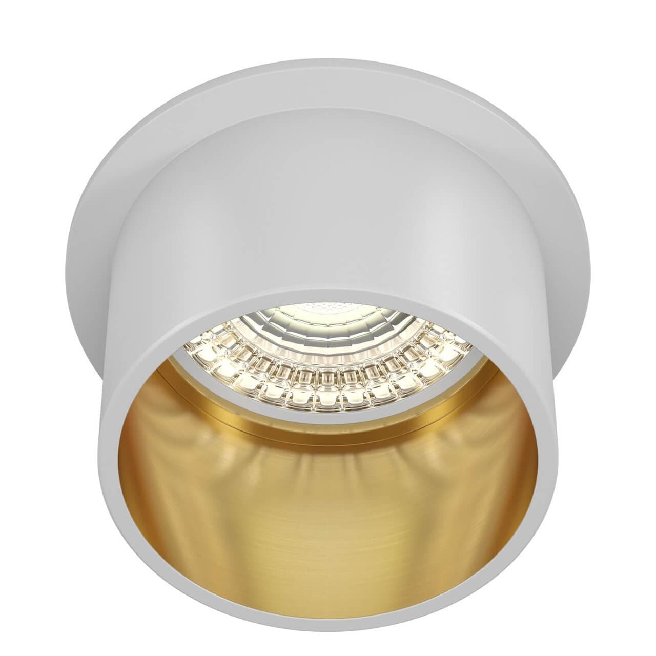 Maytoni Downlight Reif Белый с Золотом Встраиваемый светильник DL050-01WG — миниатюра 1
