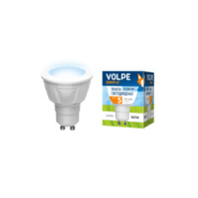 Volpe Лампа LED GU10 5W 3000К 09907