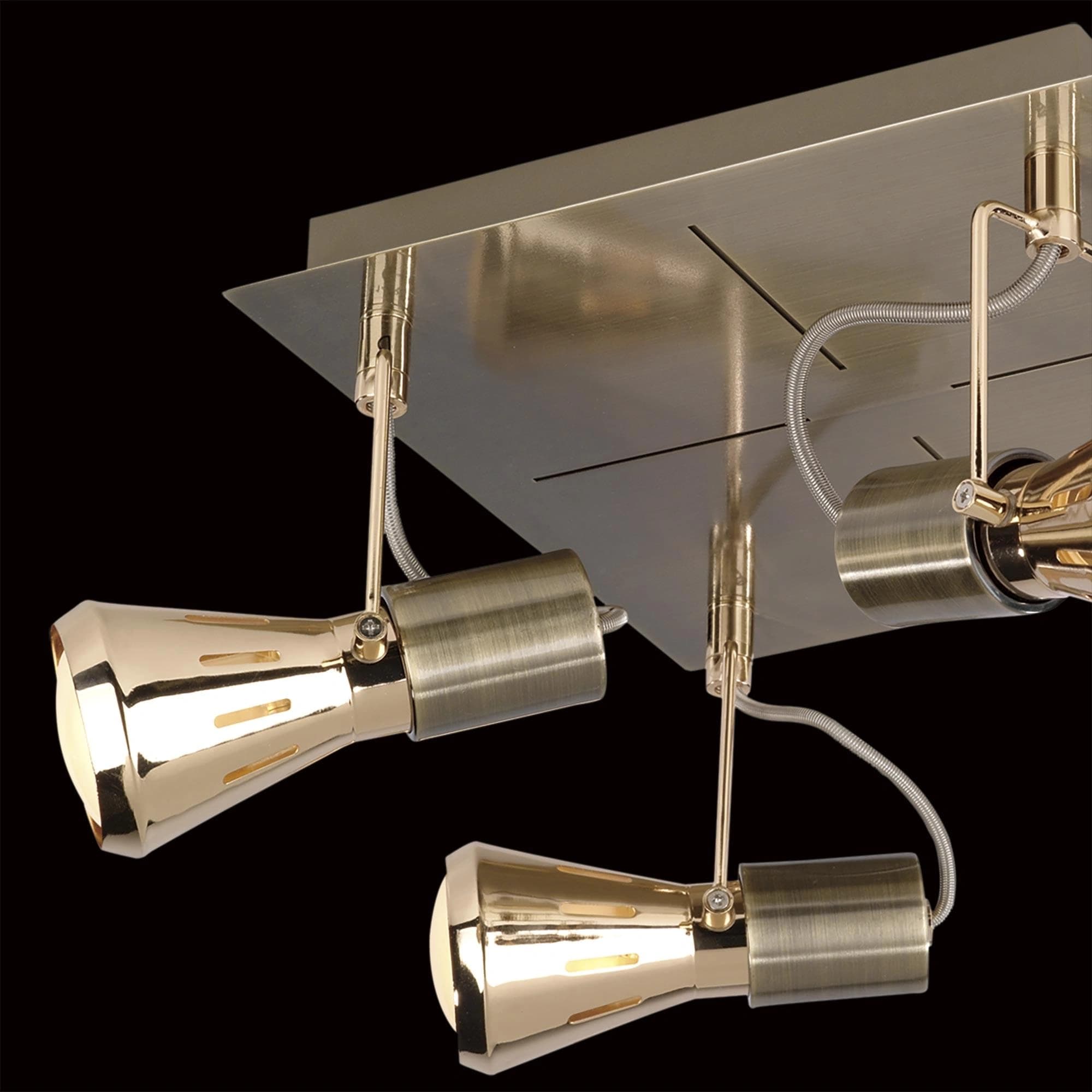 Citilux CL527543 Марс Бронза+Зол. Светильник Наст.-Потол. — миниатюра 3