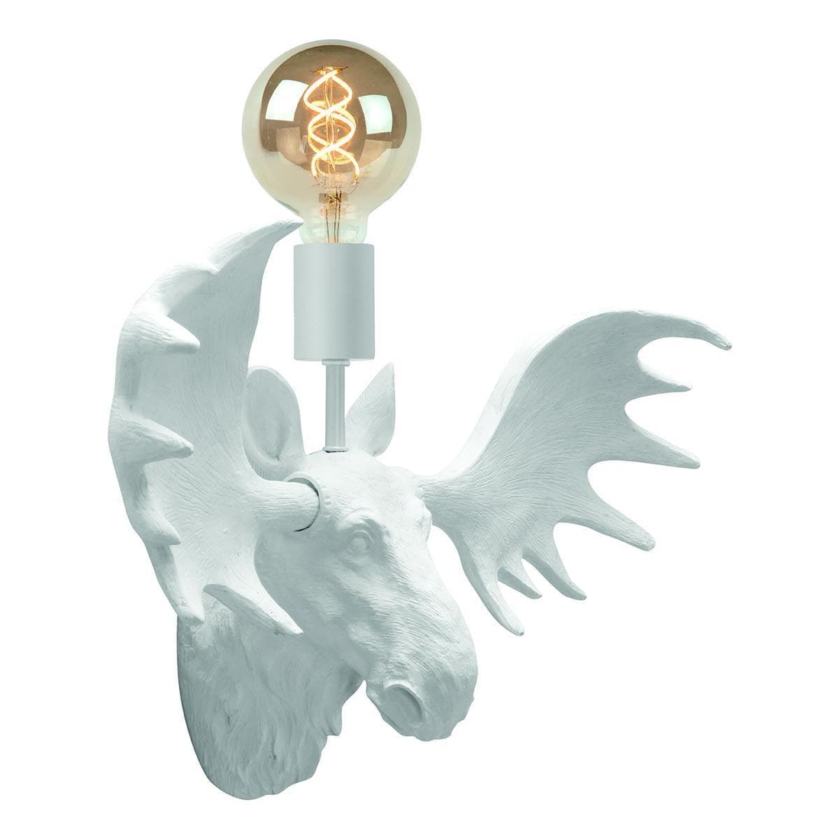 Lucide EXTRAVAGANZA MOOSE Светильник настенный 1xE27 White 47209/01/31 — миниатюра 1