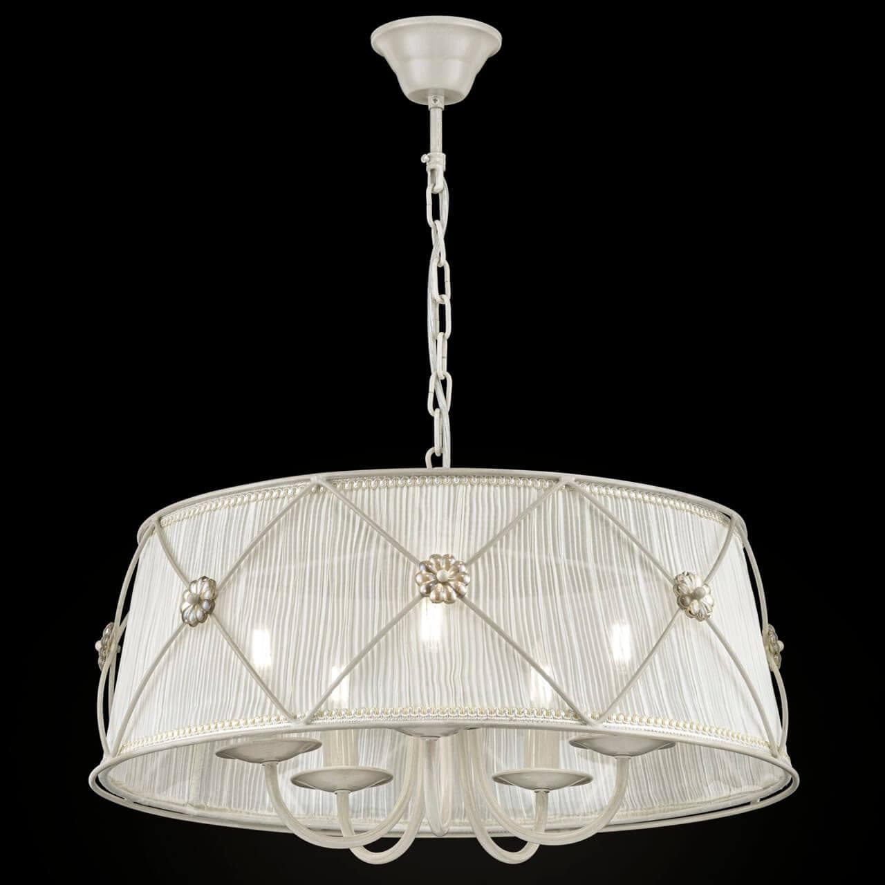 Maytoni Elegant Lea Жемчужный белый Люстра 5xE14 40W ARM369-05-G — миниатюра 7