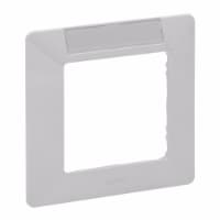 Legrand Etika Белый Рамка 1-ая с держателем для маркировки 672506