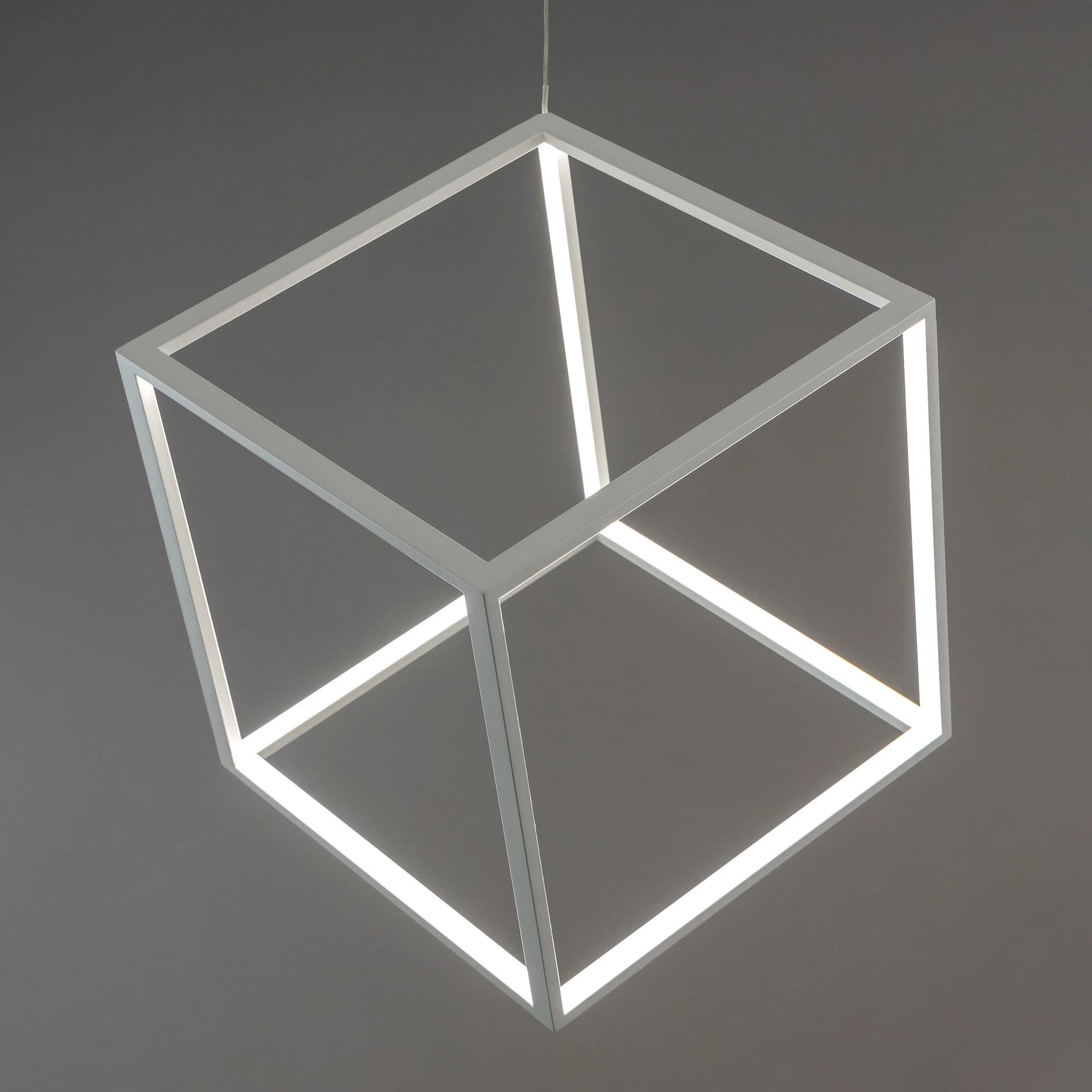 Citilux CL719300 Куб Белый Светильник Подвес, LED 40W*4000K — миниатюра 3