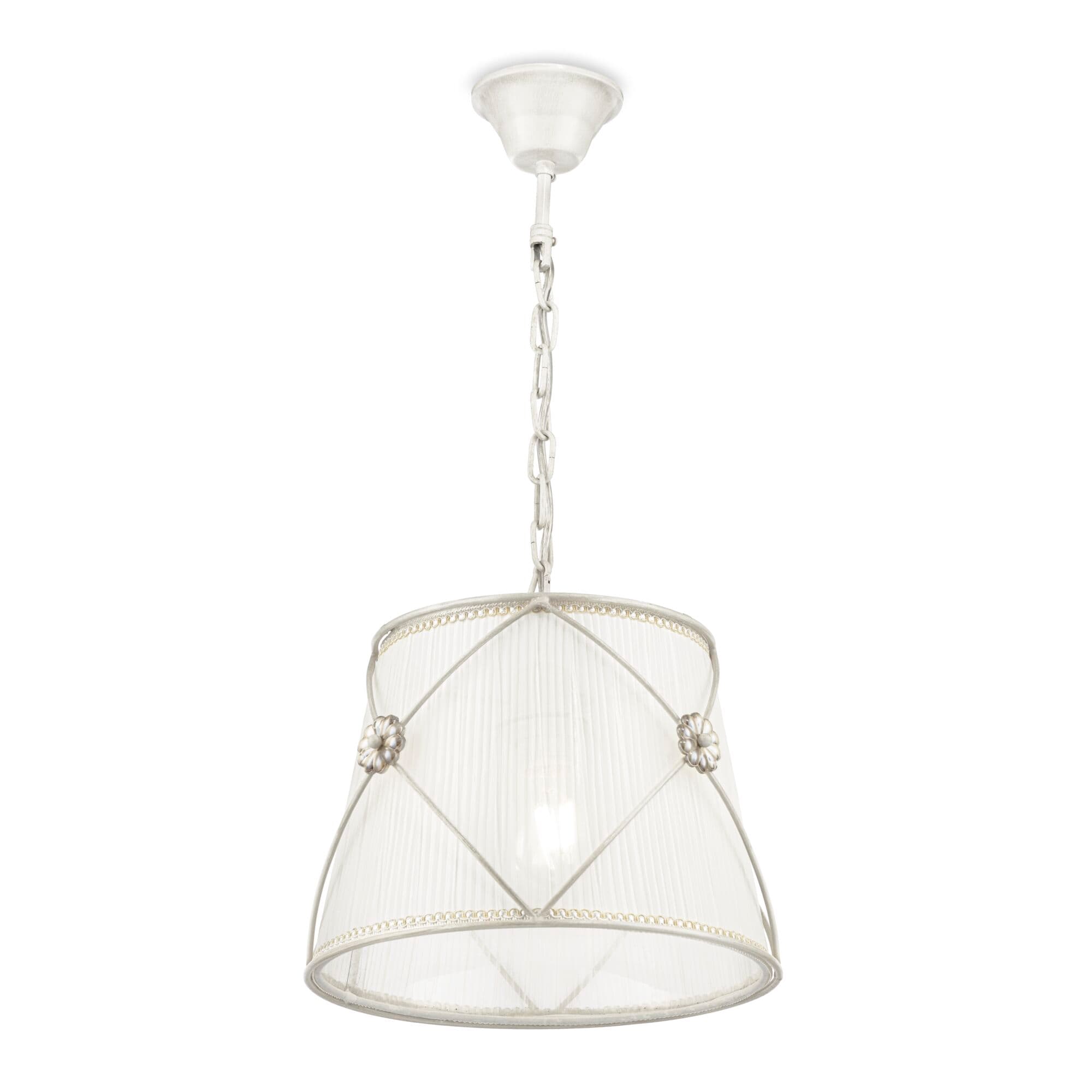 Maytoni Elegant Lea Жемчужный белый Подвес 1xE27 40W ARM369-11-G — миниатюра 4