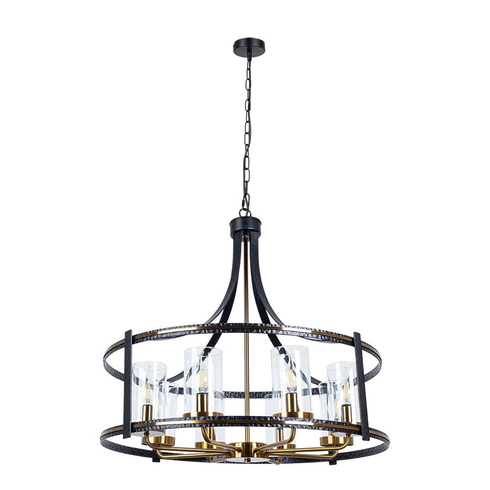 Arte Lamp AVIOR Светильник подвесной лампа накаливания A7011SP-8BK