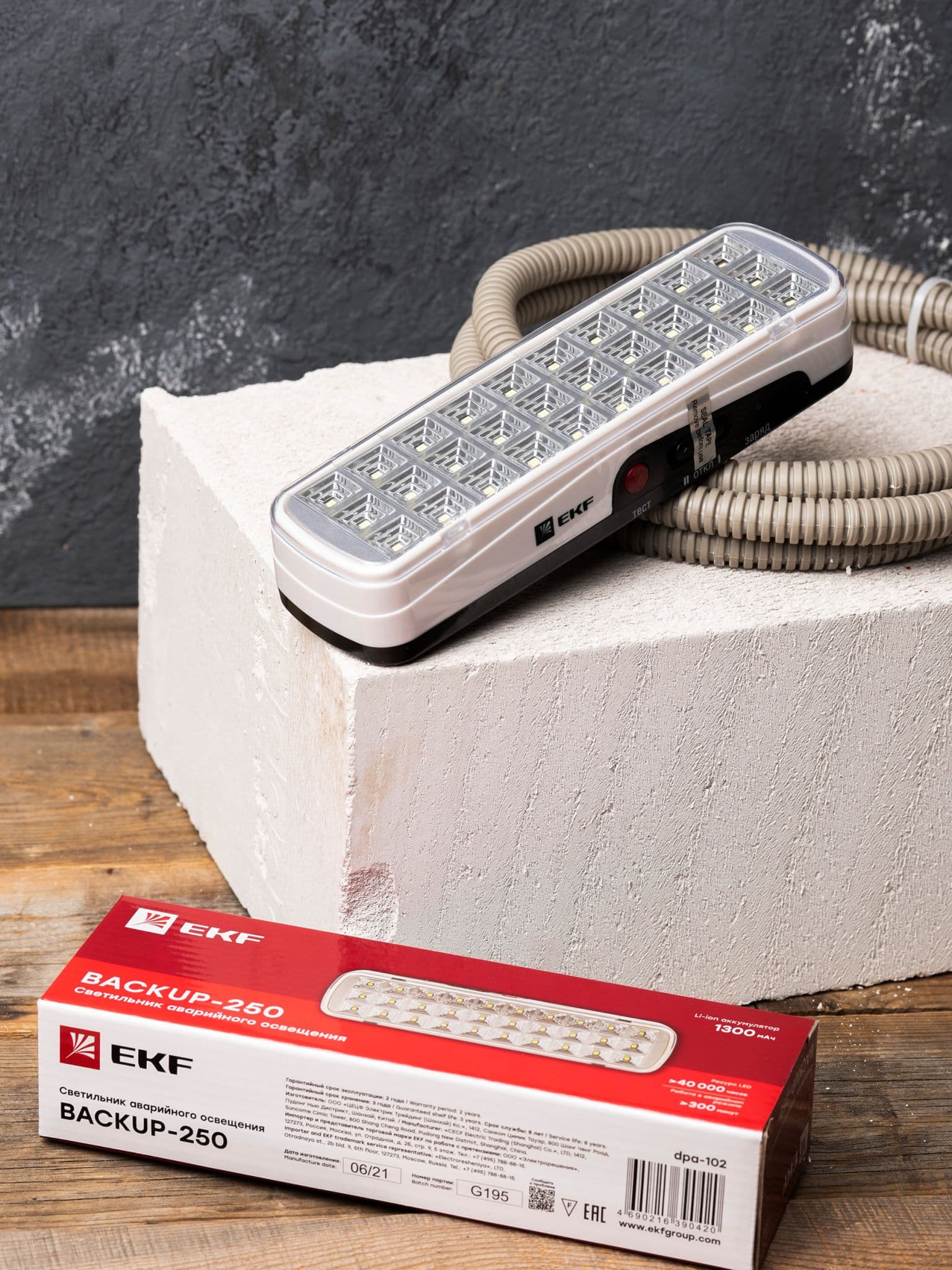 EKF PROxima Светильник аварийного освещения BACKUP-250 LED — миниатюра 2