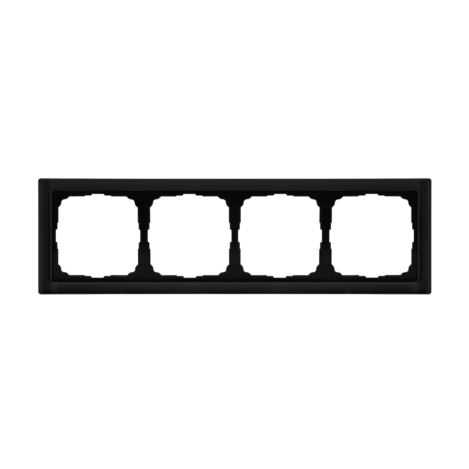 Systeme Electric ArtGallery Pure Матовое органическое стекло Черный Рамка 4-ая — миниатюра 2