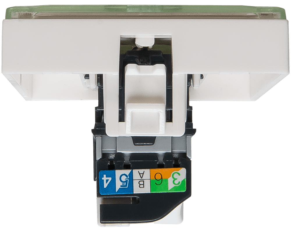 SPL Розетка информационная UTP 1хRJ45 45х45 cat5е 200007 — миниатюра 2
