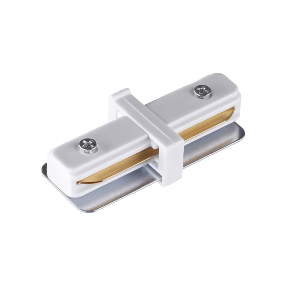 Novotech 135139 PORT NT22 белый Внутренний соединитель с токопроводом для однофазного двухжильного шинопровода IP20 220V
