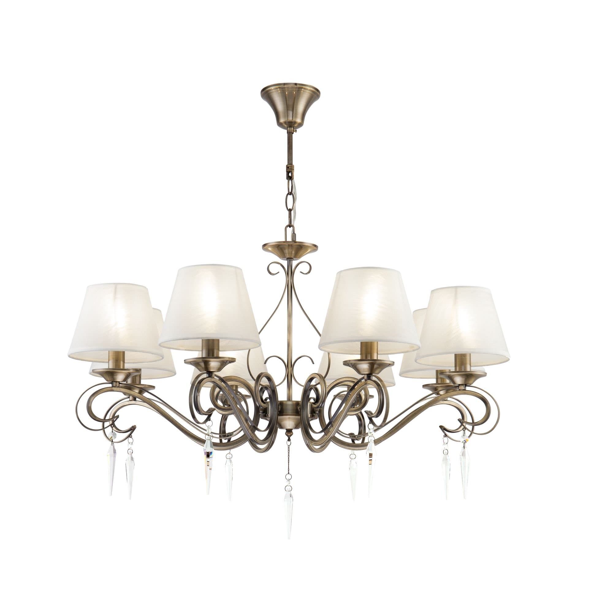 Freya Classic Bonfi Бронза Антик Люстра E14 40W FR2017PL-08BZ — миниатюра 2
