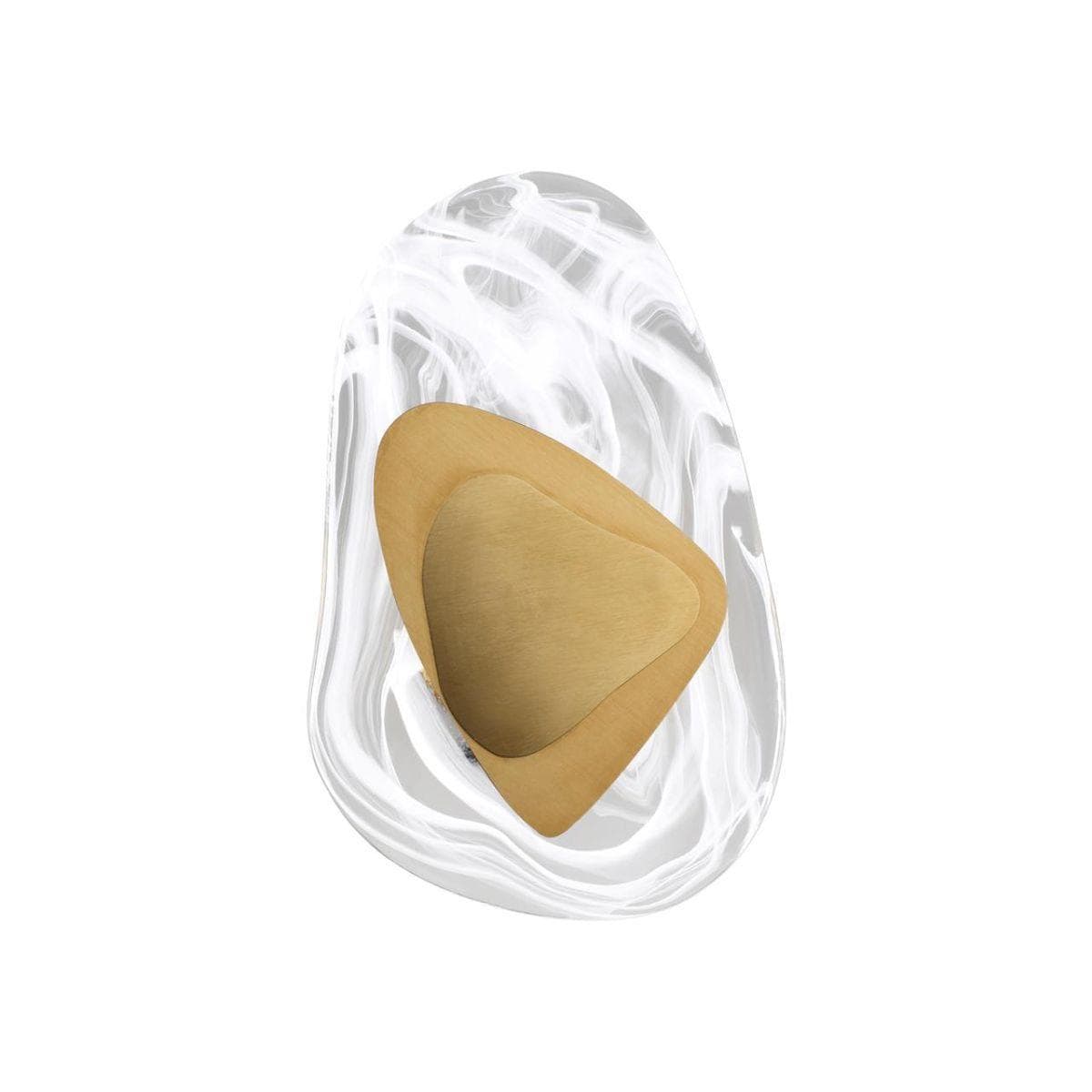 Odeon Light 4314/9WL MIDCENT ODL22 125 стекло с эффектом льда/ металл бронза Настенный светильник IP20 LED 6W 205Лм 3000K ICY — миниатюра 1