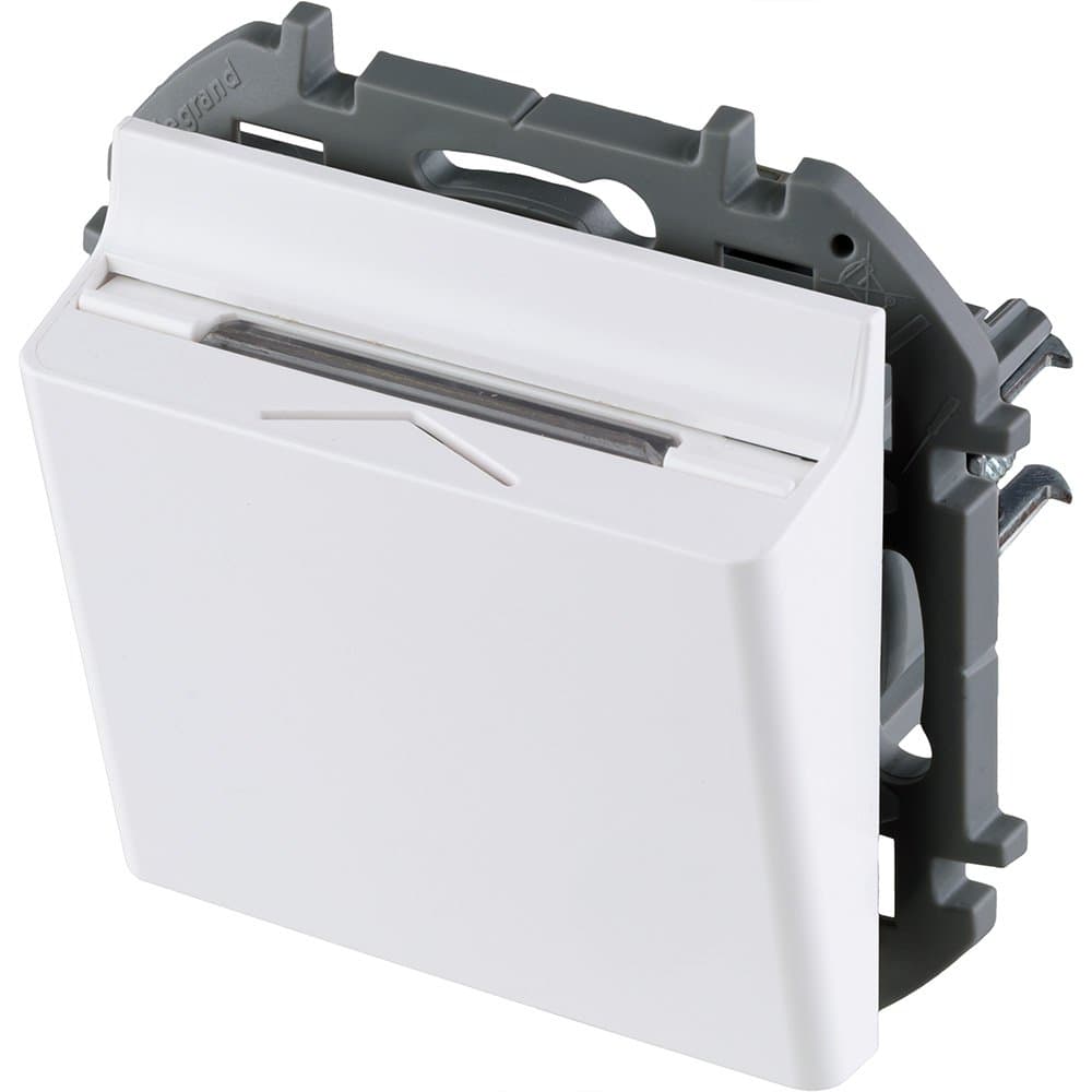 Legrand INSPIRIA Белый Выключатель для гостиничных номеров 673800 — миниатюра 3