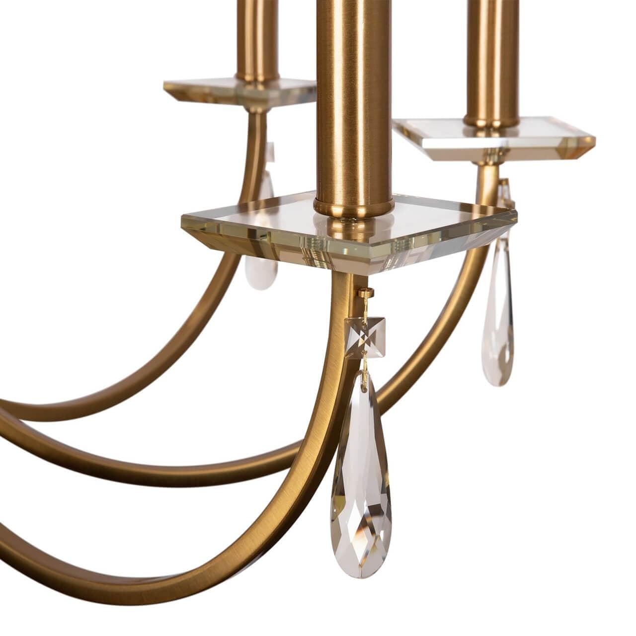 Freya Crystal Золото Люстра FR1006PL-08G — миниатюра 5