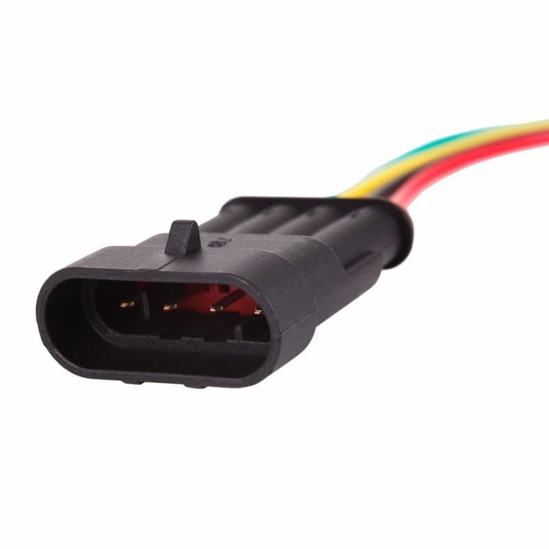 DJ7031-1.5-11 Автомобильный Разъем штекер с проводом 20см (3-х контактный) Rexant 16-0303-9