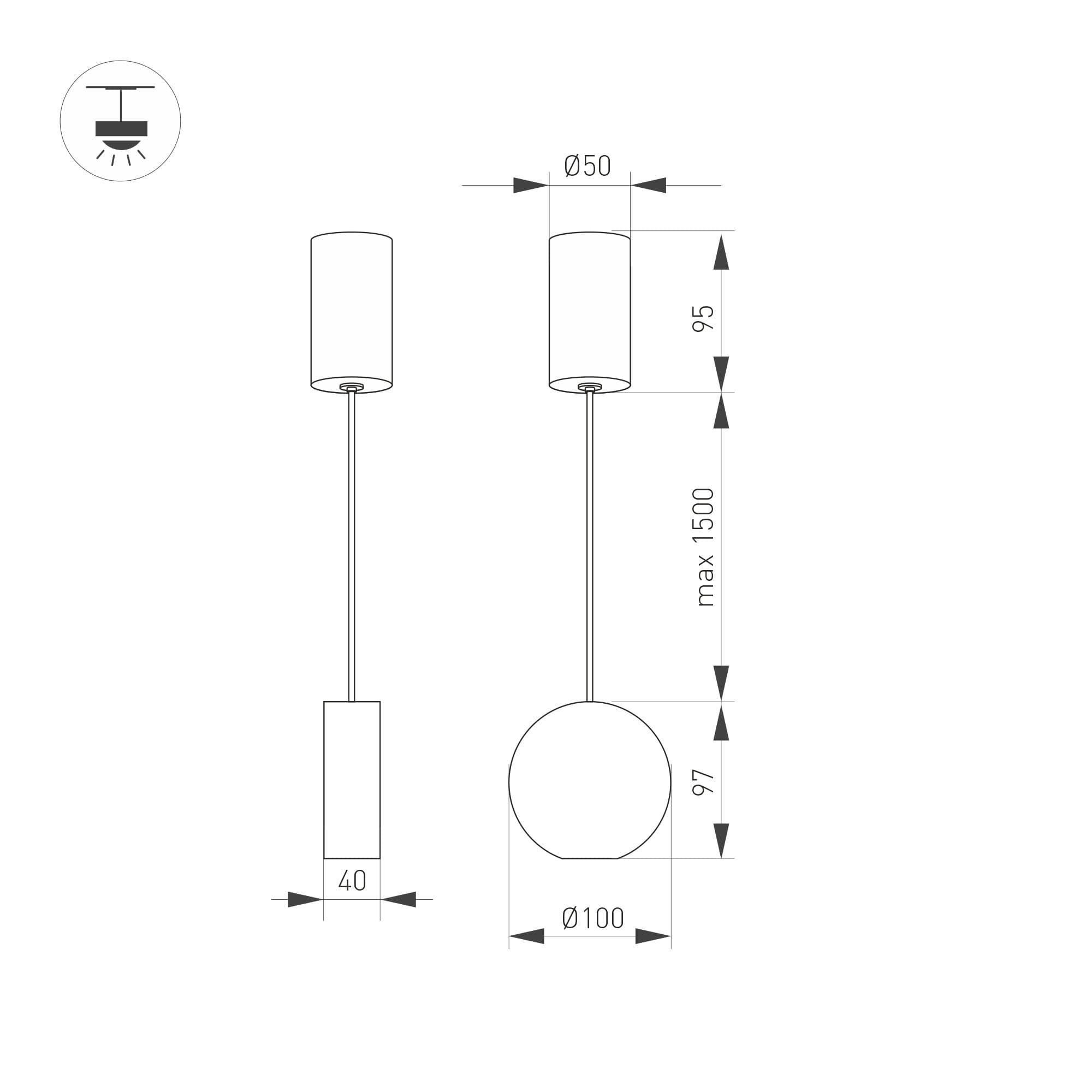 Arlight Светильник SP-ELEMENTA-ROLL-R100-9W Warm3000 (BK, 39 deg, 230V) (IP40 Металл, 3 года) 032767 — миниатюра 8