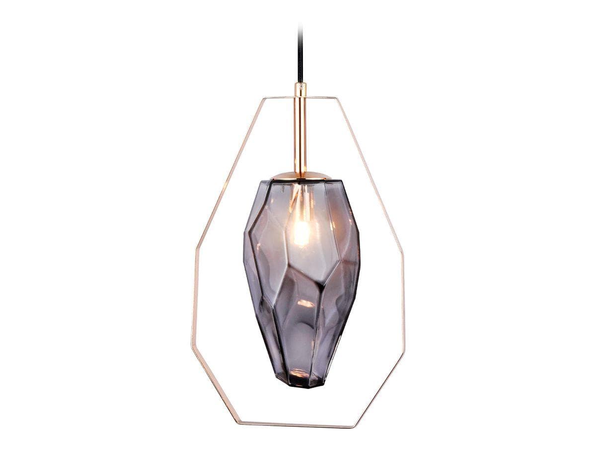 Ambrella Подвесной светильник со сменной лампой TR3627 GD/SM золото/дымчатый G9 max 40W D200*1100 — миниатюра 3