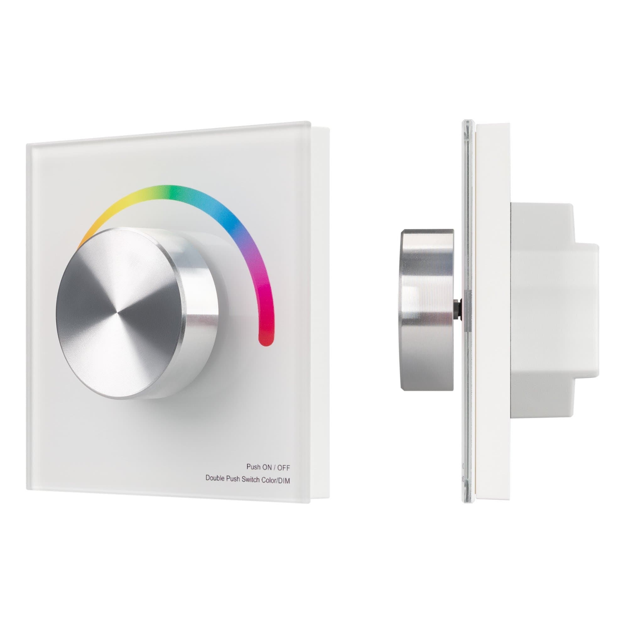 Arlight Панель SMART-P8-RGB-G-IN White (12-24V, 3x4A, Rotary, 2.4G) (IP20 Пластик, 5 лет) 033764
