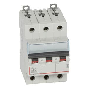 Legrand DX3 Автоматический выключатель 3P 50A (С) 10kA/16kA 409259 — миниатюра 2